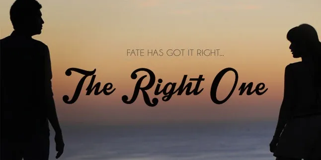 Film Romantis 'THE RIGHT ONE' Rilis Teaser Poster Manis