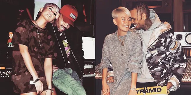 [FOTO] Agnez Mo Ajak Chloe Xafiera Hangout Bareng Chris Brown
