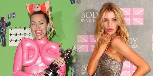 [FOTO] Bantah Pacaran, Miley Cyrus & Stella Tidur Seranjang