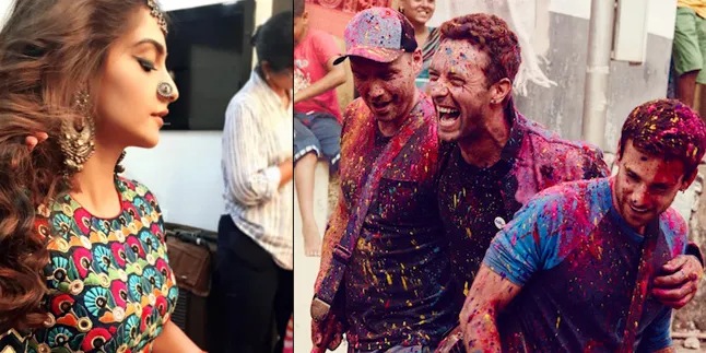Foto Bareng Coldplay di London, Sonam Kapoor Bikin Baper Foto Bareng Coldplay di London, Sonam Kapoor Bikin Baper