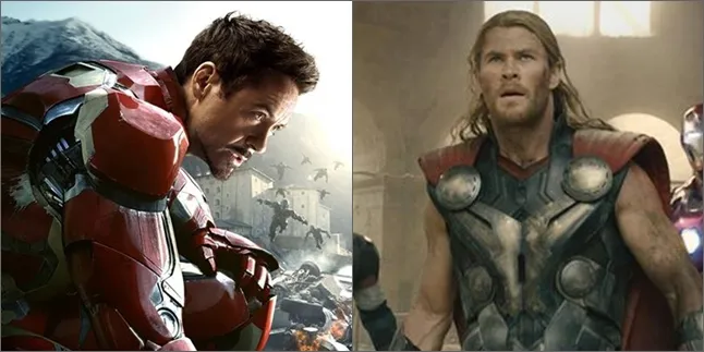 [Foto] Begini Jadinya Jika Iron Man Pandang Mata Thor Penuh Cinta