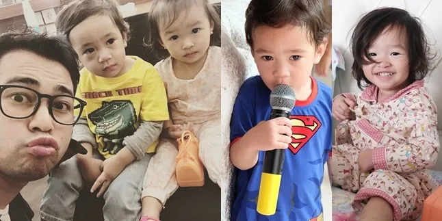 FOTO: Bikin Gemas! Momen Lucu Saat Rafathar Gandeng Tangan Thalia