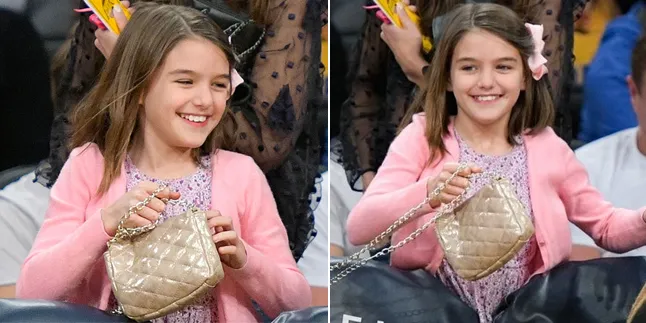 [FOTO] Bikin Gemas! Wajah Cantik Suri Cruise Dihias Makeup