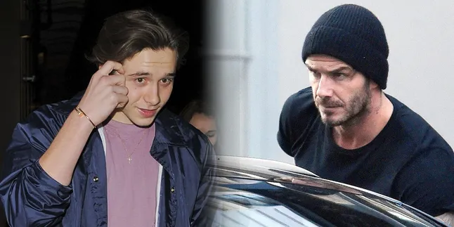 [FOTO] Brooklyn Beckham Ketahuan Pakai Baju Bekas Papanya!