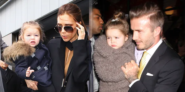[FOTO] Cantik! Harper Seven Beckham Menjelma Jadi Sosialita Cilik