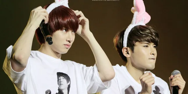 [FOTO] Dandan Ala Cewek, Heechul & Ryeowook SuJu Super Cute