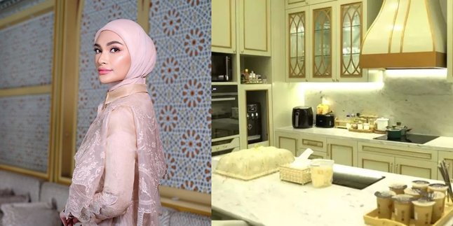 Photos of Princess Zulkifli Hasan's Luxurious Kitchen, Classic and Elegant Style