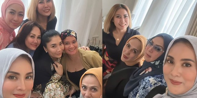 Photos of Elma Theana with the Sister Soleha Gang, Always Compact, Arisan Fun