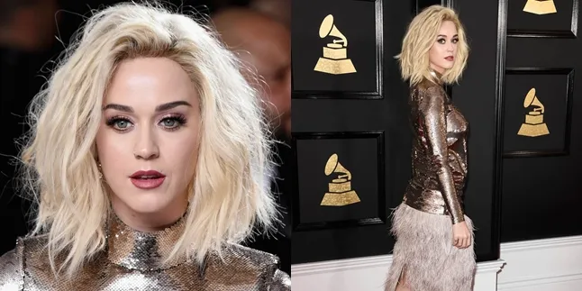 FOTO Gaya Kece Katy Perry, Red Carpet Hingga Panggung Grammy 2017