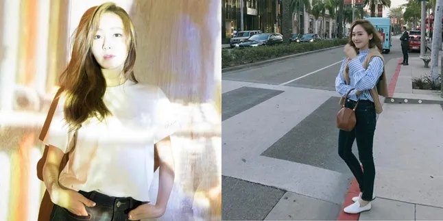 FOTO: Gaya Stylish Jessica Jung Saat Jalan Santai di Los Angeles FOTO: Gaya Stylish Jessica Jung Saat Jalan Santai di Los Angeles
