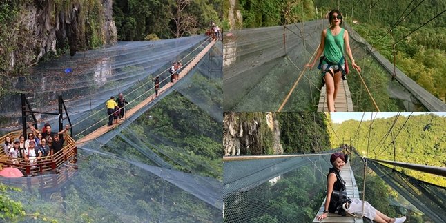 [FOTO] Helena Sky Bridge, Spot Selfie di Atas Taman Kupu-Kupu