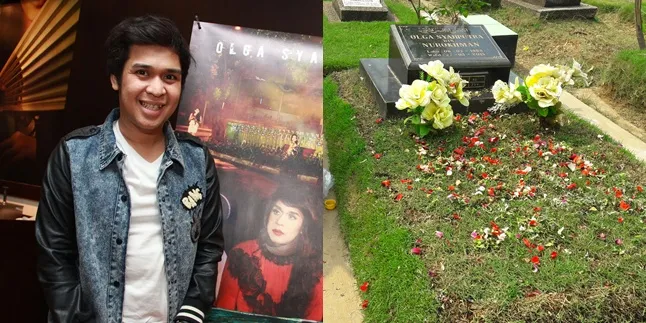 FOTO: Jelang Ramadan, Makam Olga Syahputra Sepi Peziarah