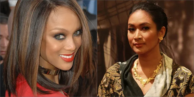 [Foto] Keren! Produk Perhiasan Happy Salma Dipakai Tyra Banks