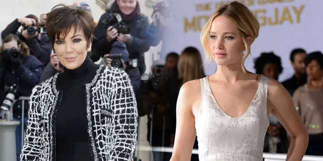 [FOTO] Ketahuan! Kris Jenner - Jennifer Lawrence Mesra di Ranjang
