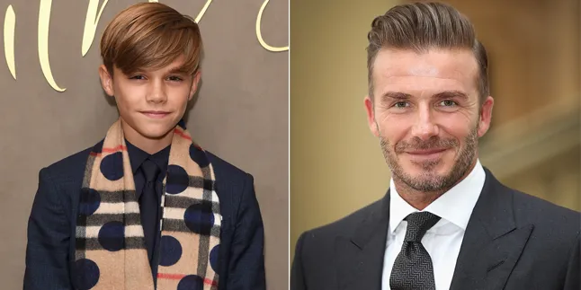 [FOTO] Ketika Romeo Tiru Gaya David Beckham, Ganteng Banget!