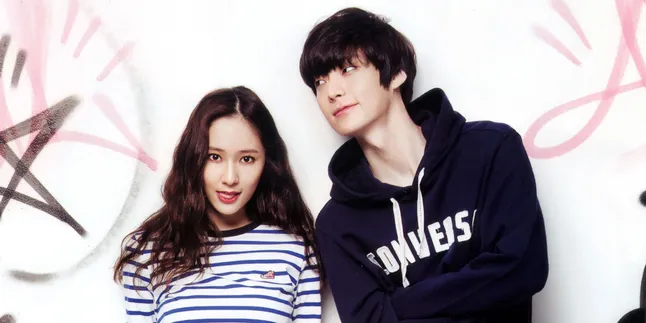 [FOTO] Krystal F(x) dan Ahn Jae Hyun Jadi Kekasih di Kampus?