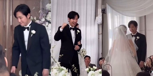 Photo of Lee Sang Yeob Marrying a Non-Celebrity Woman, Groom Extremely Happy Until He's Overwhelmed Himself