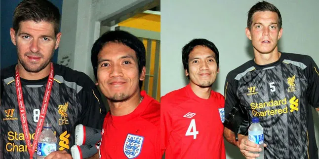 [Foto] Liverpool Datang, Desta Foto Bareng Gerrard - Agger