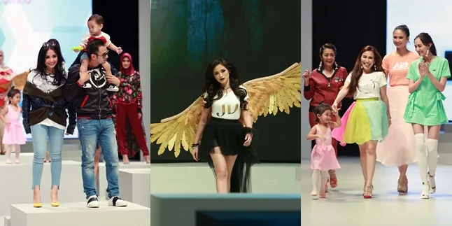 FOTO: Memukau! Perancang & Seleb Pamer Karya Fashion di IDFW 2017