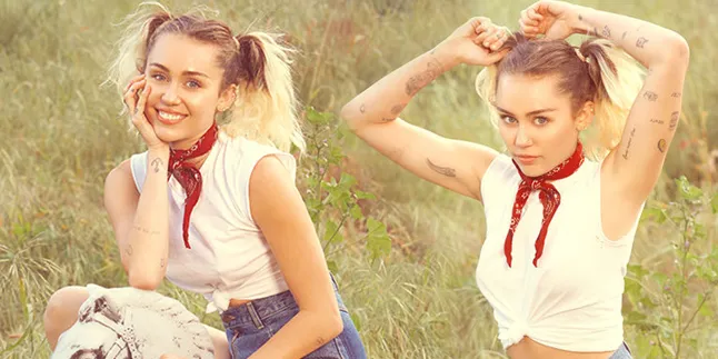 [FOTO] Mendadak Nge-Pink & Feminin, Miley Cyrus Cantik Banget