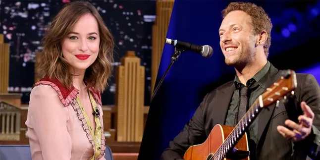 [FOTO] Momen Kencan Mesra Chris Martin & Dakota Johnson, So Sweet!