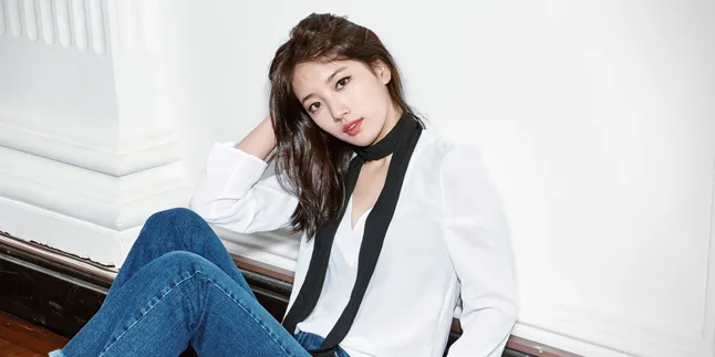 [FOTO] Pamer Belahan Dada, Suzy Miss A Tampil Hot Menggiurkan
