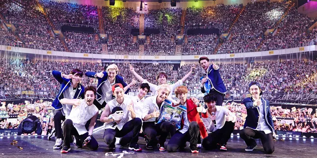 [FOTO] Panggung Keren Konser EXO di Jakarta Sudah Dibangun