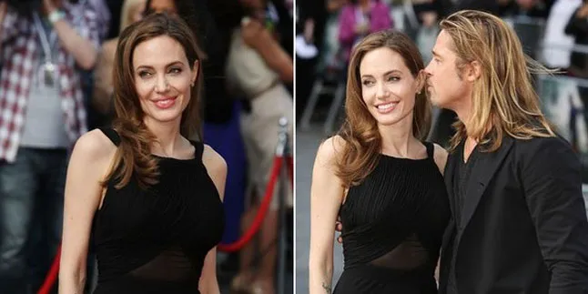 [Foto] Penampilan Pertama Angelina Jolie Pasca Pengangkatan Payudara