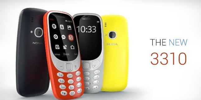 FOTO: Resmi! Ini Dia Tampilan Nokia 3310 Terbaru Yang Lebih Segar