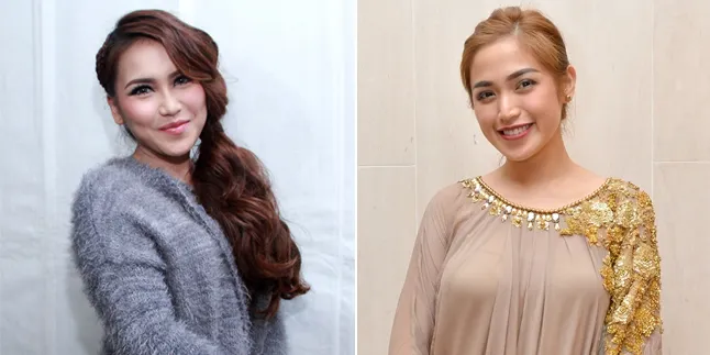 FOTO: Saat Ayu Ting Ting & Jedar Kembaran Baju, Cantik Mana?