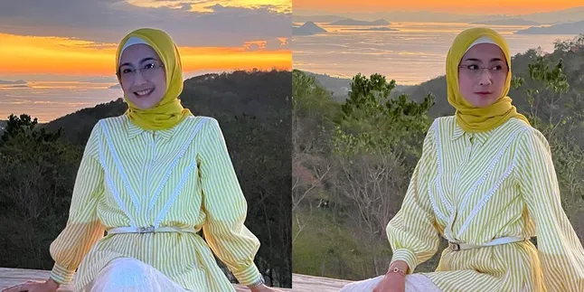Foto Saat Matahari Tenggelam, Wajah Desy Ratnasari Ikutan Bersinar dan Berikut 7 Potret Memukaunya