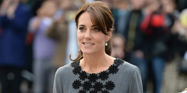 [FOTO] Saat Rambut Kate Middleton Jadi Korban Kejahilan Angin