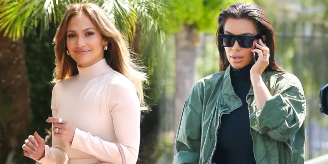 [FOTO] Selfie Panas, Jennifer Lopez Jiplak Gaya Kim Kardashian?