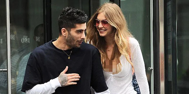[FOTO] So Sweet! Zayn Malik Ketahuan Pandang Gigi Hadid Mesra