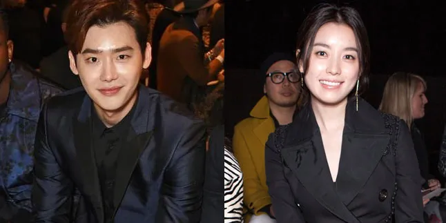 FOTO: Style Kasual Lee Jong Suk - Han Hyo Joo di Pembacaan Naskah