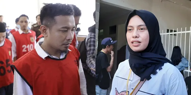 [FOTO] Suami Romantis, Zul Zivilia Kecup Bibir Istri Jelang Sidang