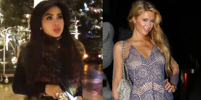 [FOTO] Syahrini Hang Out Bareng Paris Hilton di Bali