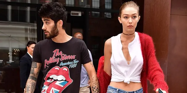 [FOTO] Tak Terpisahkan, Zayn Malik Gandeng Mesra Gigi Hadid