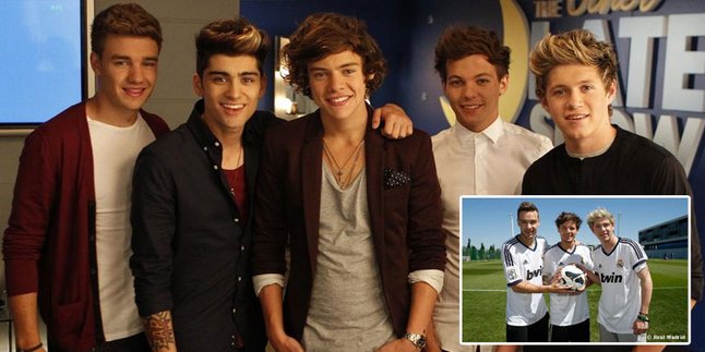 [Foto] Tur Spanyol, One Direction Mampir Markas Real Madrid