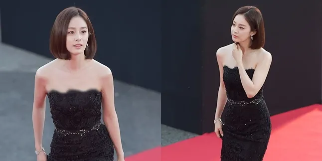 FOTO: Usai Ketahuan Kencan, Kim Tae Hee Tampil Cantik Flawless