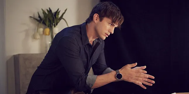 [FOTO] Yuk Intip Gaya Ganteng Ashton Kutcher Saat Asuh Anak