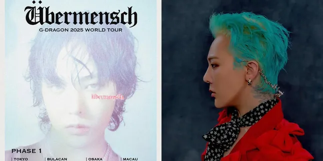 G-Dragon Siap Gelar Konser di Jakarta Bertajuk 'Ubermensch – G-DRAGON 2025 WORLD TOUR PHASE 1'