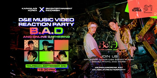 Join SUPER JUNIOR-D&E Music Video Reaction Party & Online Gathering, Win Autographed Album and Photos!