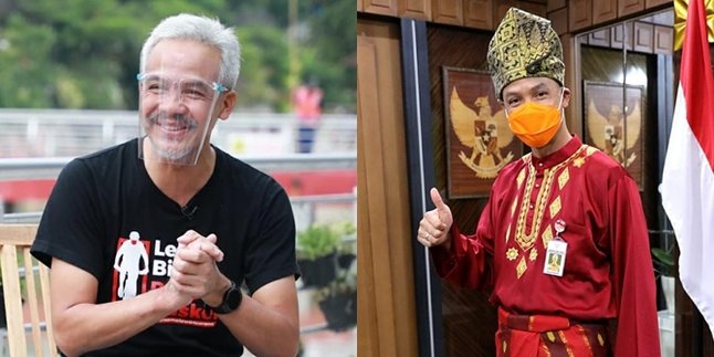 Ganjar Pranowo Receives Second Phase Covid-19 Vaccine Injection, Netizens Focus on Zipper on His Arm