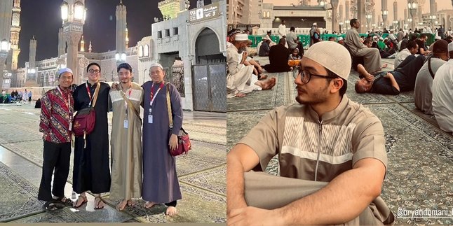 Handsome and Pious, Here are 7 Portraits of Bryan Domani's Umrah - Making Arab Natives Envious