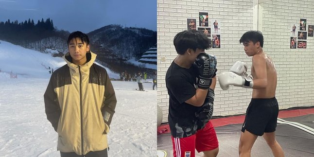 The Handsome Bevan Putera, Riafinola's Son, Naura Ayu's Rarely Spotlighted Brother - Boxing Hobby