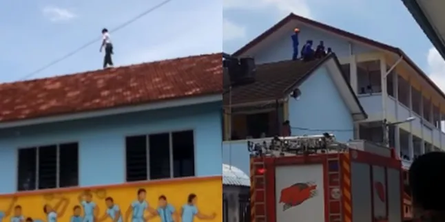 Gara-Gara Cinta, Remaja 13 Tahun Ingin Bunuh Diri Dengan Loncat Dari Atap Sekolah