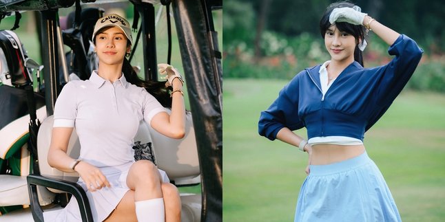 Anya Geraldine's Style While Playing Golf, Staying Comfortable and Looking Chic