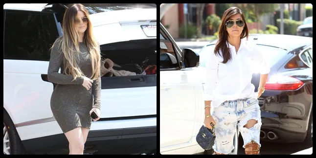 Gaya Berpakaian Kardashian Bersaudara Ini Nampak Timpang