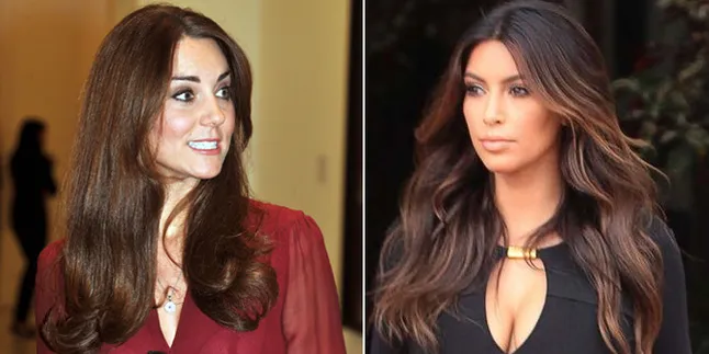 Gaya Kate Middleton vs Kim Kardashian Kala Hamil, Keren Mana?